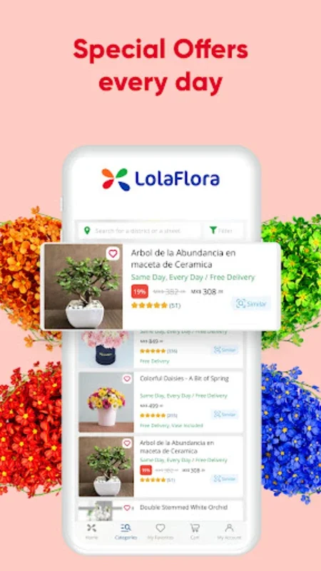 LolaFlora - Flower Delivery for Android: Effortless Flower Sending