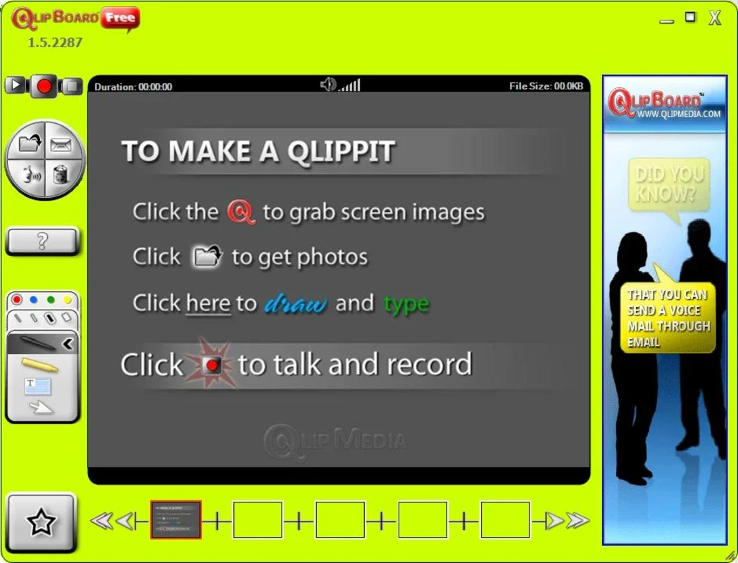 QlipBoard for Windows - Create Animated Videos Easily