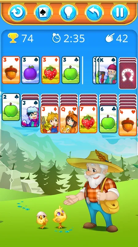 Happy Farm Solitaire for Android: A Relaxing Card Game