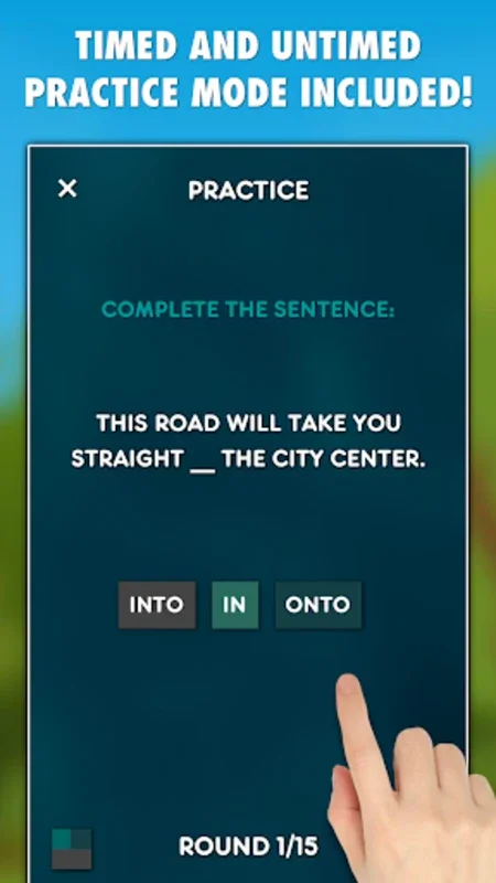 Prepositions Grammar Test for Android - Offline Learning App