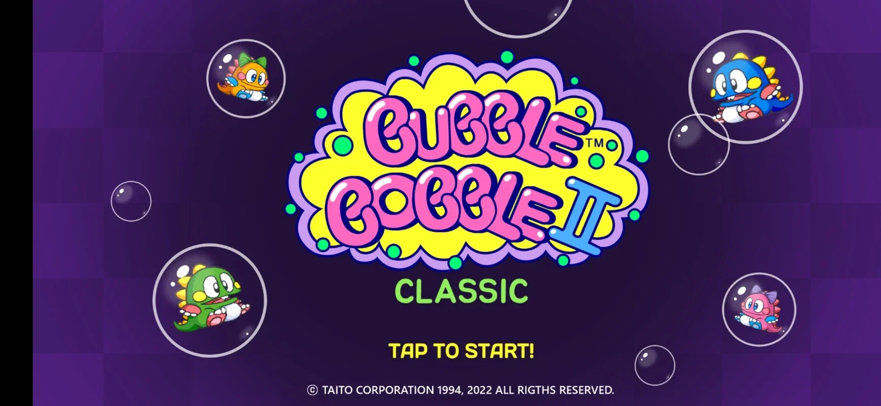 Bubble Bobble 2 classic for Android - Enjoy the Arcade Classic