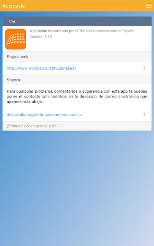 TC-e for Android - Access Spanish Constitutional Court Data