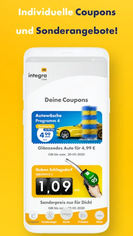 Integra ABp for Android - Save on Fuel with Exclusive Offers