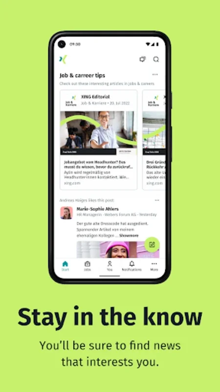 XING for Android - Connect with Professionals and Jobs