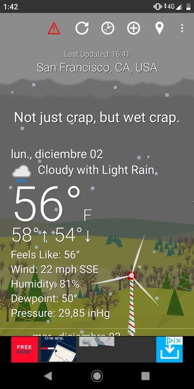 What The Forecast for Android - Check Global Weather Easily