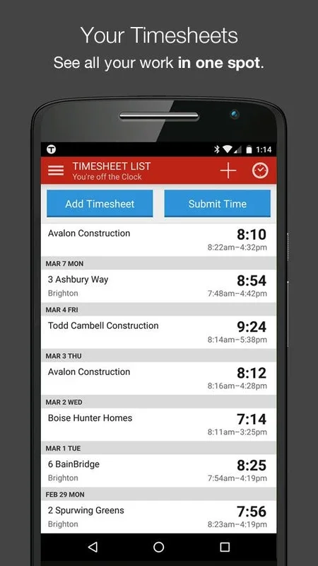 QuickBooks Workforce for Android: Streamline Time Management