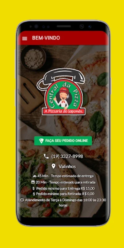 Central da Pizza Valinhos for Android - Seamless Pizza Ordering