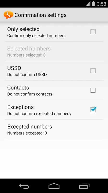 Call Confirm for Android - Prevent Accidental Calls