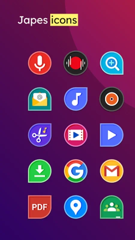 Japes - Icon Pack for Android: Transform Your Device