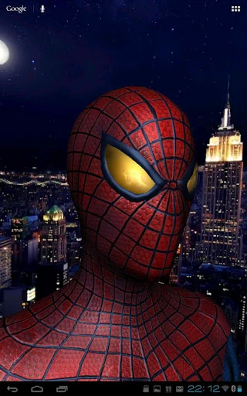 Amazing Spider - Man 3D Live WP for Android - Interactive Wallpaper