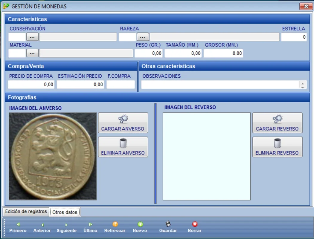 CS-Monedas for Windows - Manage Your Coin Collection Easily