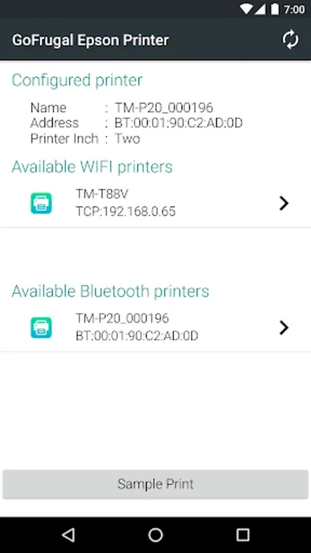 GoFrugal Epson Printer for Android - Simplify Your Printing