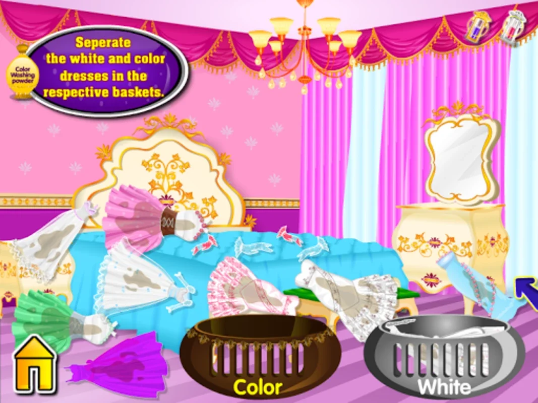 PrincessWashLaundryGirlsGames for Android: Clean Up Fun