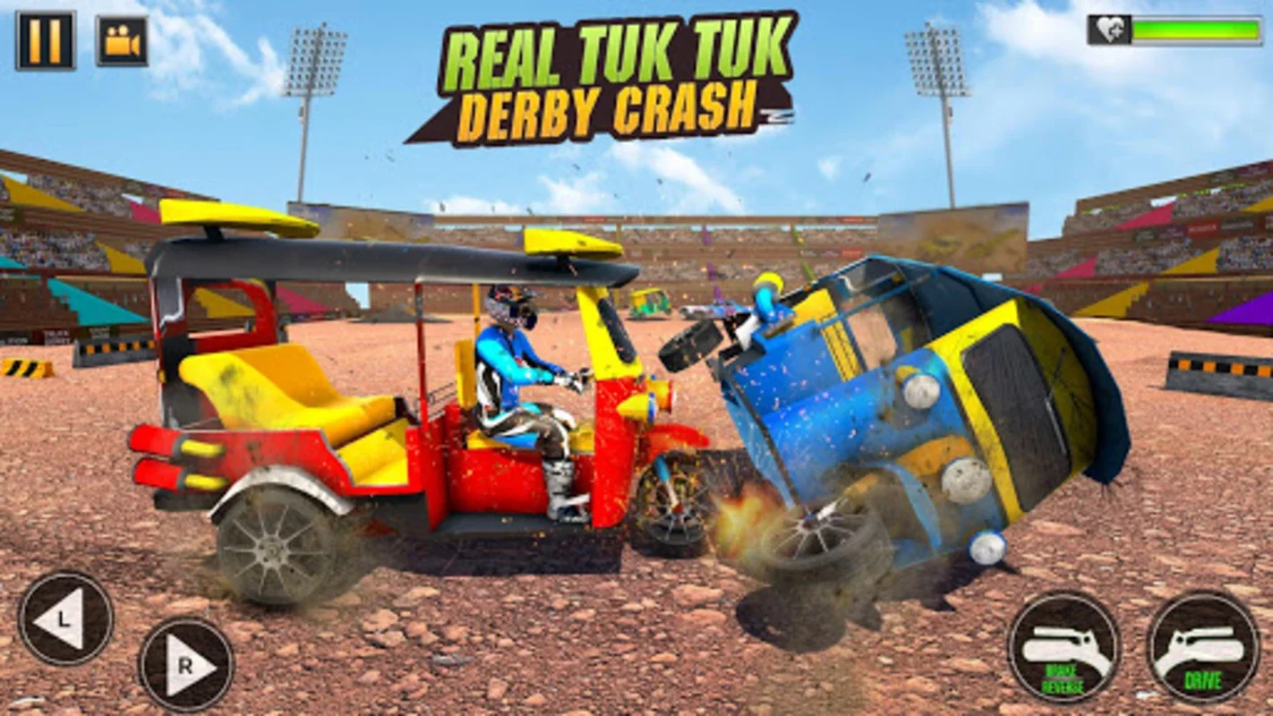 Tuk Tuk Auto Rickshaw Stunts for Android - Intense Derby Action