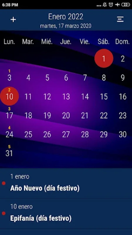 Calendario Festivos Colombia for Android - Efficient Holiday Planning