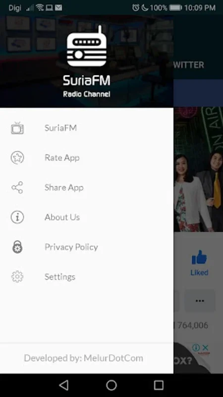 Radio SuriaFM for Android - Stream, Record, and More