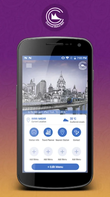 Chennai Metro Rail for Android - Navigate, Fare, and Station Info