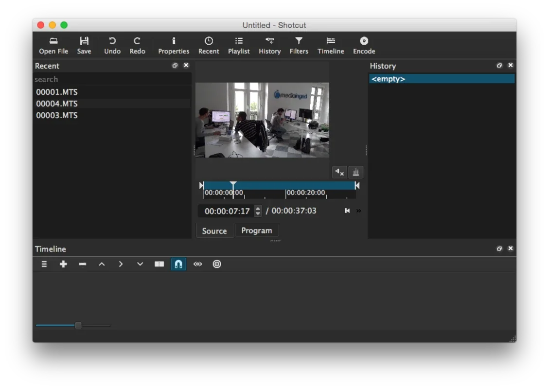 Shotcut for Mac - A Powerful Multimedia Editor