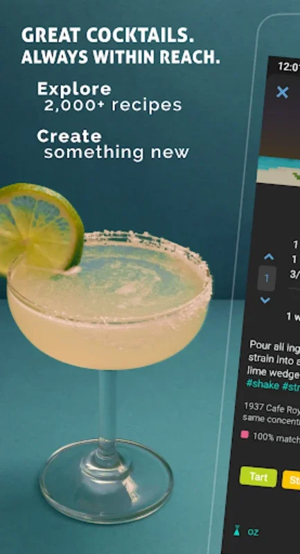 Mixel, Cocktail Recipes for Android - Unleash Your Mixology Skills