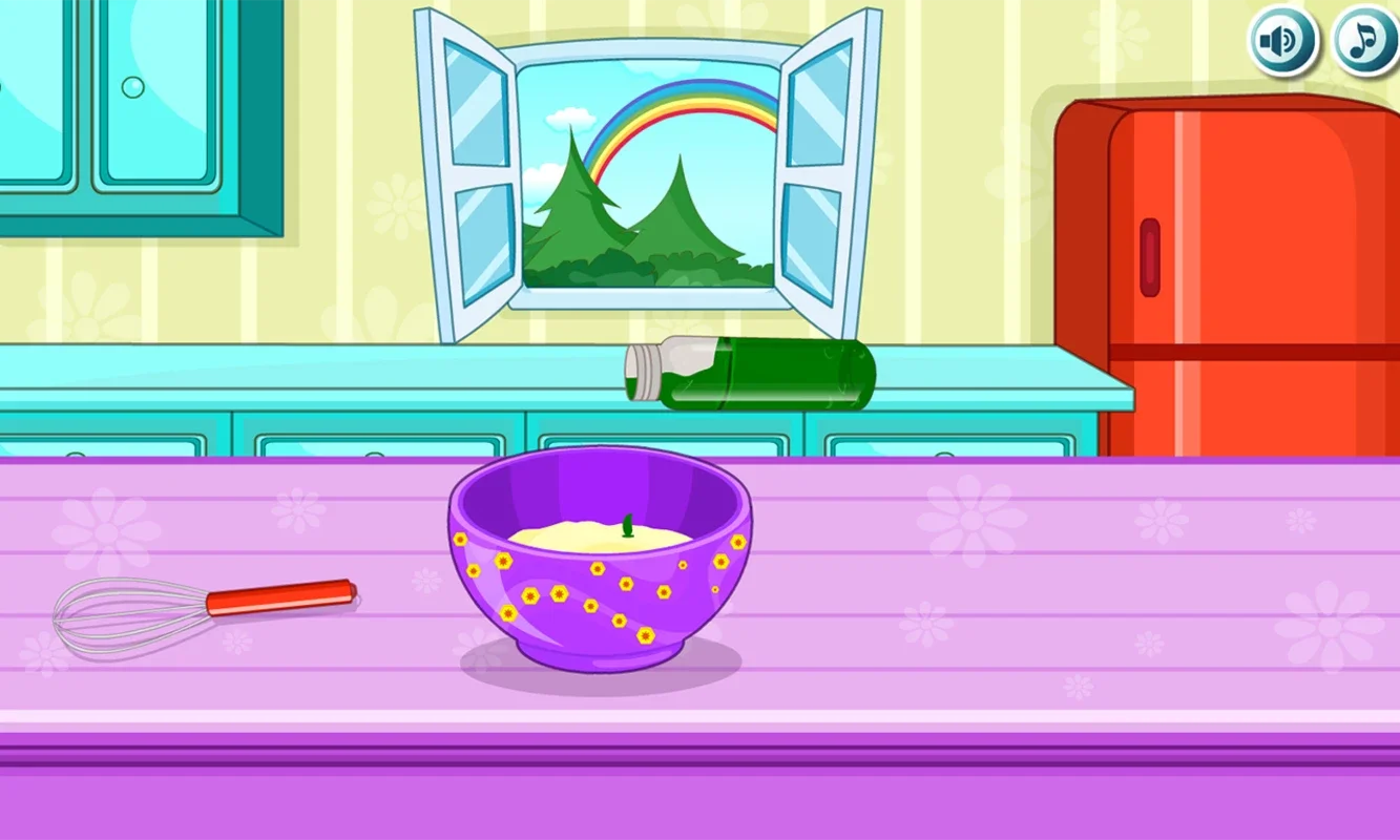 Rainbow Cake for Android - An Interactive Cooking Simulator