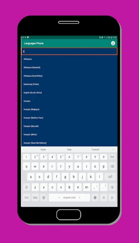 languages phone for Android - Enhance Your Language Skills