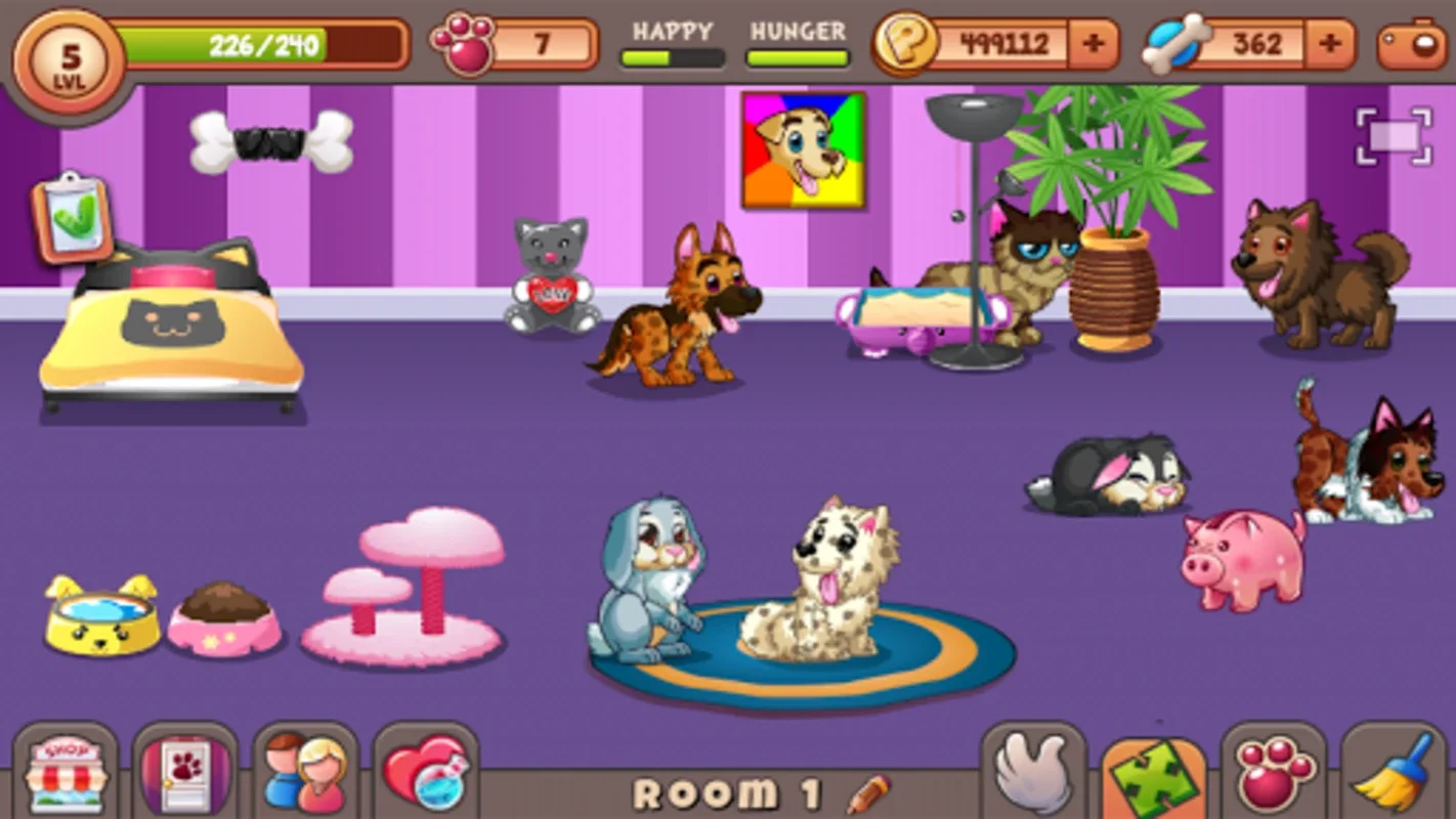 Lovely Pets for Android - Engaging Pet Care Game