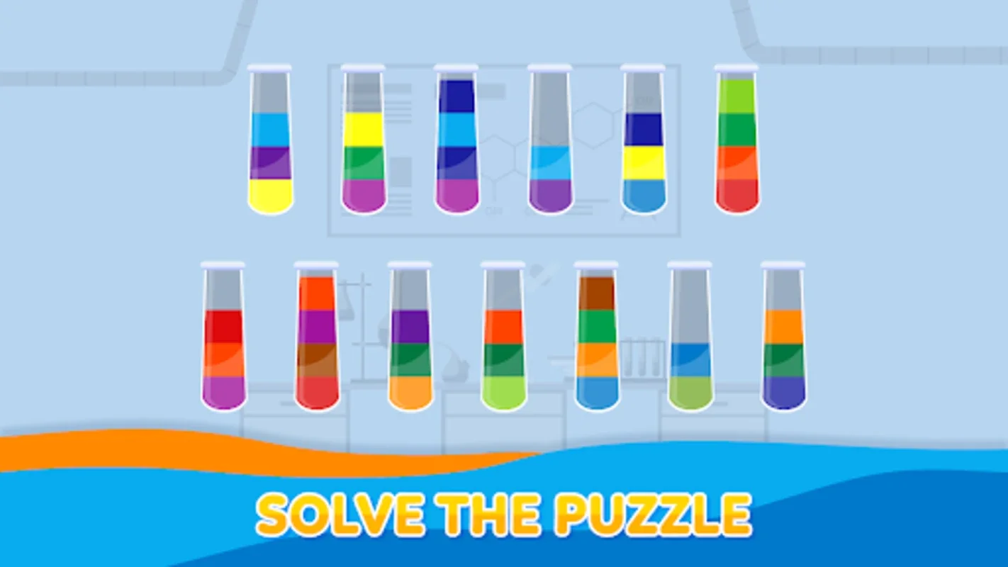 Lab Liquid Sorting for Android: Immersive Color-Sorting Experience