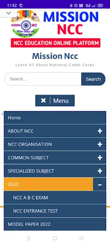 MISSION NCC for Android - A Key to NCC Exam Success