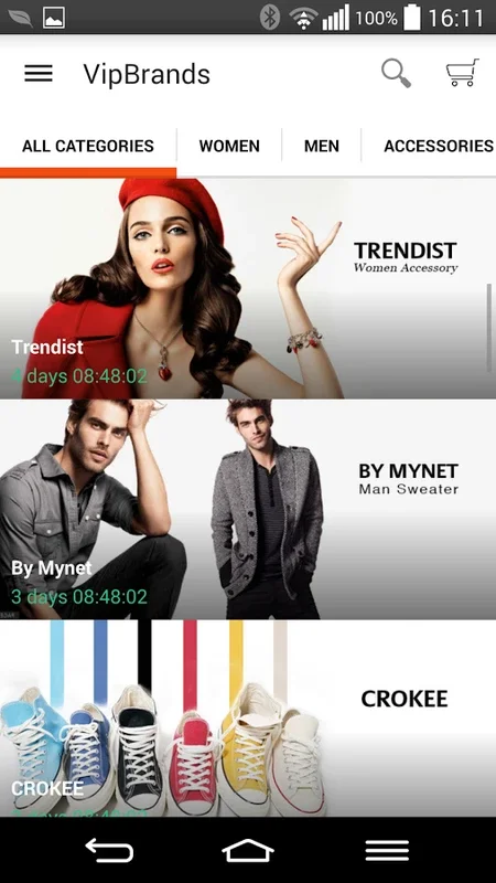 VipBrands for Android: Luxury Shopping Redefined