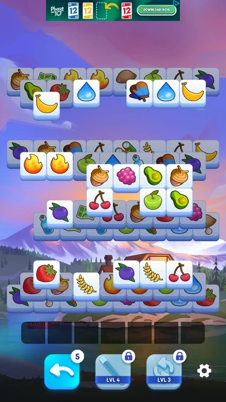 Triple Tile for Android - Fruity Mahjong Fun