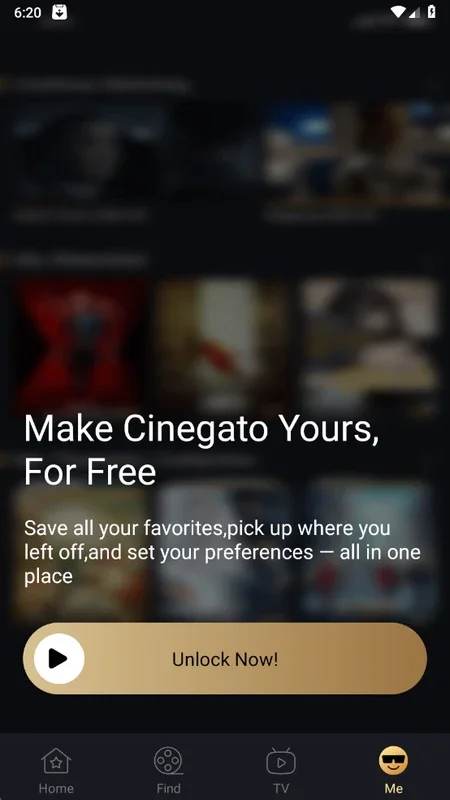 Cinegato for Android - Rich Streaming Experience