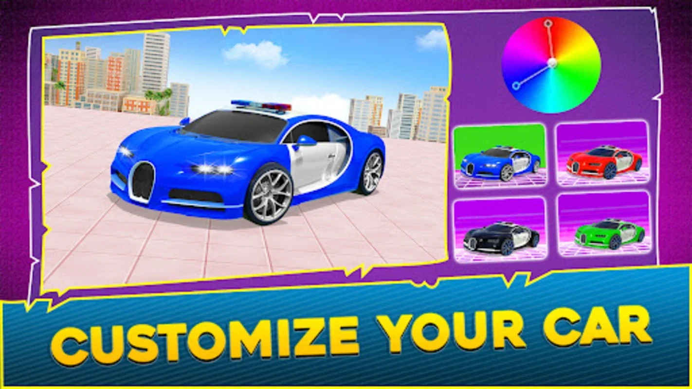 Master Precision Parking with Multi Level Police Car Parking for Android