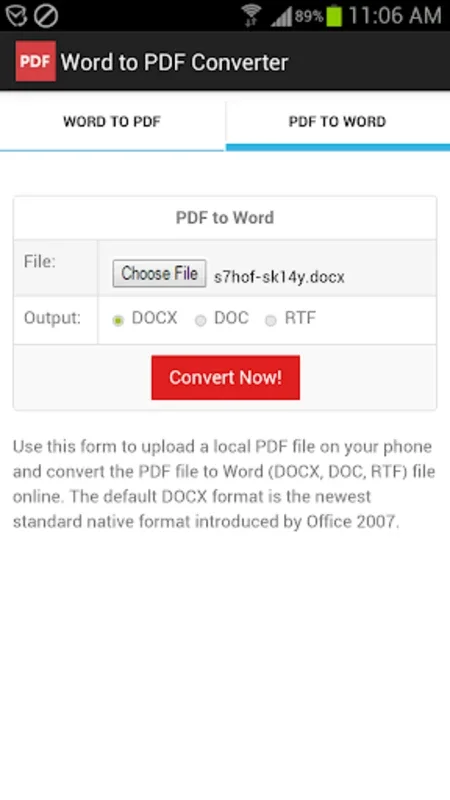 Word to PDF Converter for Android - Convert Word to PDF Easily