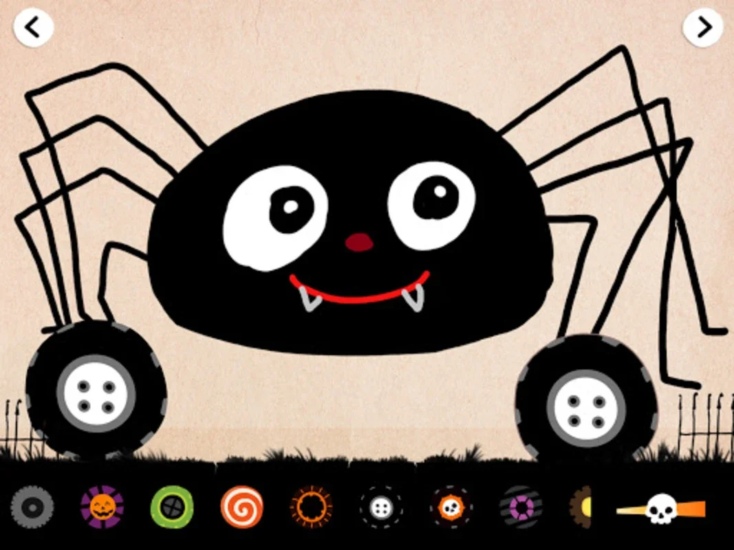 Halloween Car:Draw & Race for KidsToddlers - child on Android - A Creative and Fun Experience