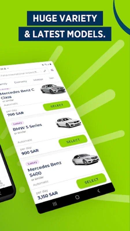 Lumi for Android - Streamline Car Rental in Saudi Arabia