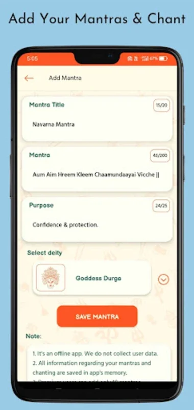 Daily Chants for Android - Offline Mantra App with Japa Counter