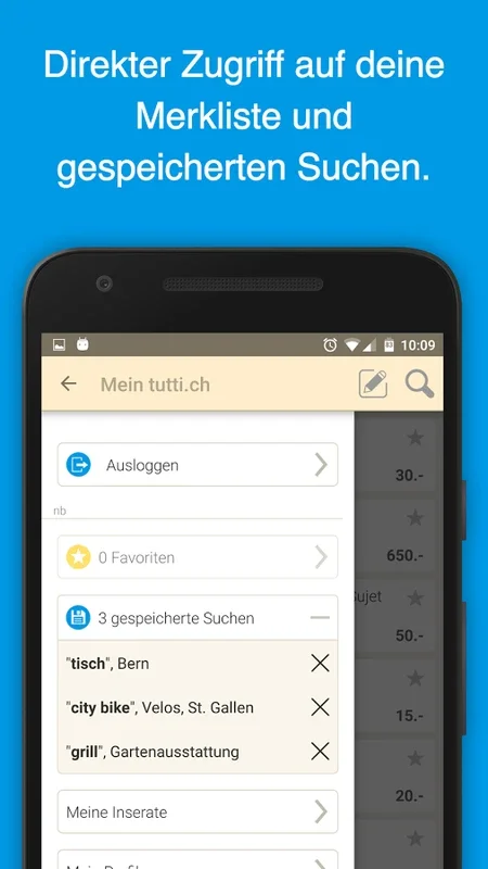 tutti.ch for Android - The Diverse Marketplace