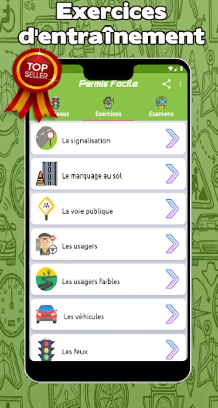 Permis en poche for Android - Prepare for Belgian Driving Theory Exam