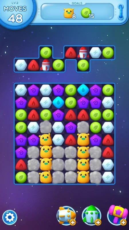 Little Odd Galaxy for Android - Engaging Match-3 Puzzle