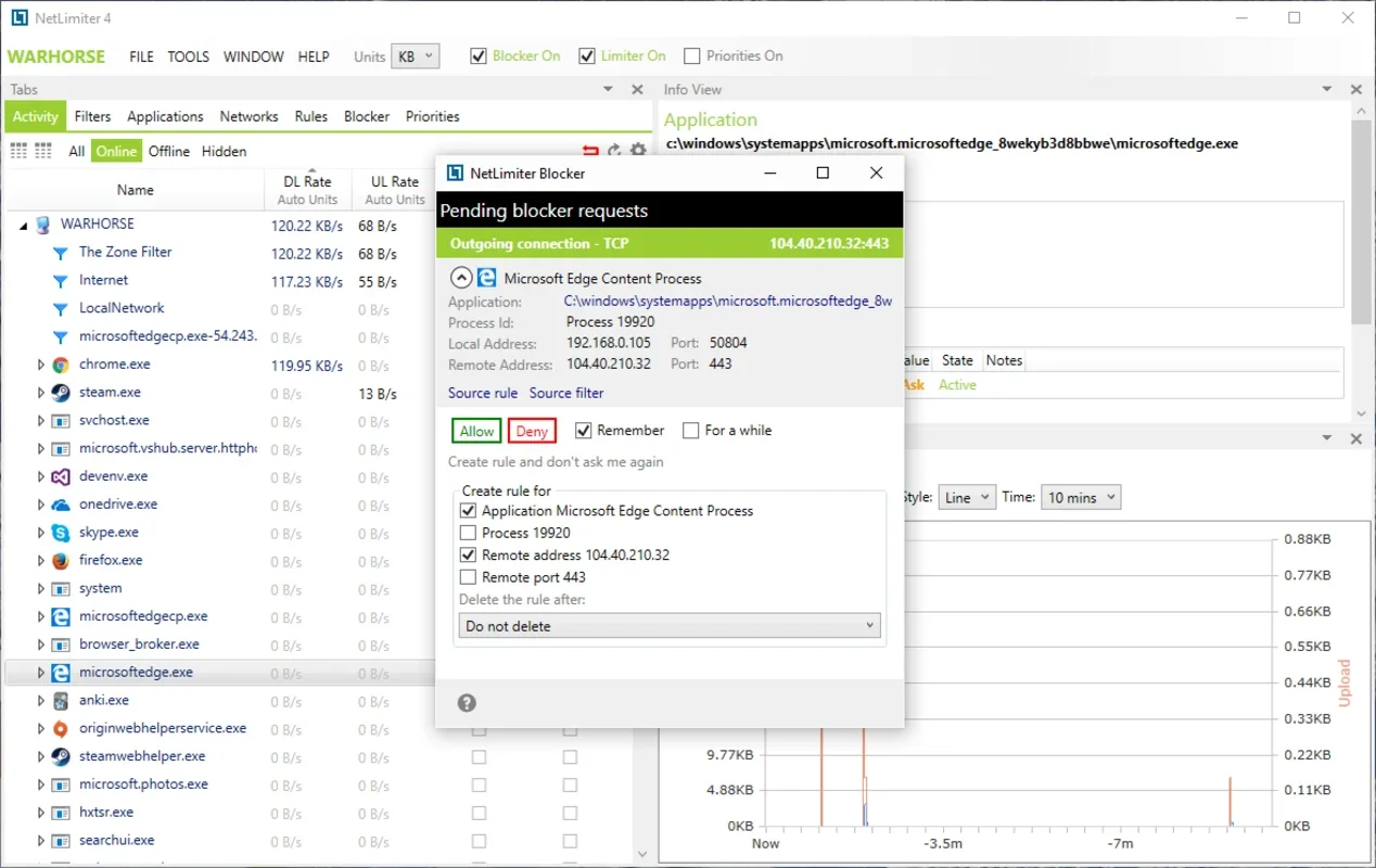 NetLimiter for Windows - Optimize Your Internet Traffic