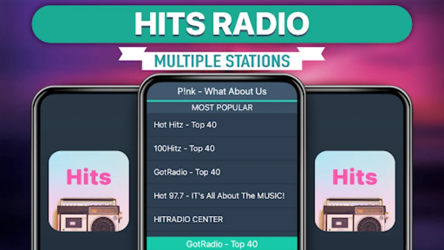 Hits Radio Favorites for Android - Stream Diverse Music