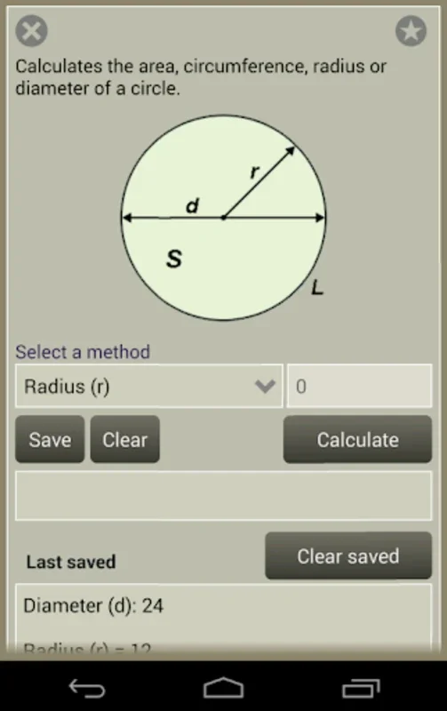 Fast Circle Calculator for Android: Effortless Circle Calculations