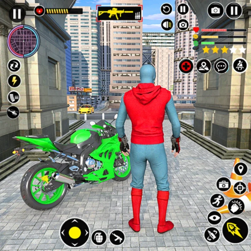 Superhero Bike Mega Ramp Games for Android - No Downloading Needed