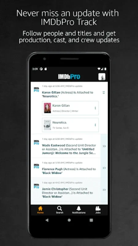 IMDbPro for Android - Stay Connected in Entertainment