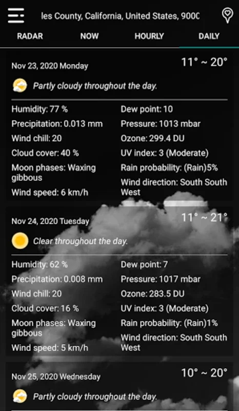 Weather Radar - Live forecasts for Android - No Downloading Required