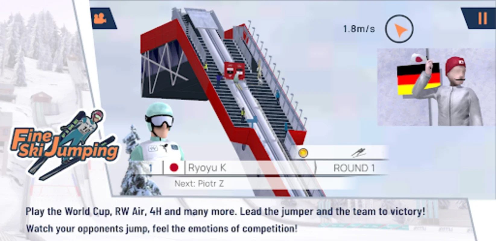 Fine Ski Jumping on Android: An Immersive Sports Experience