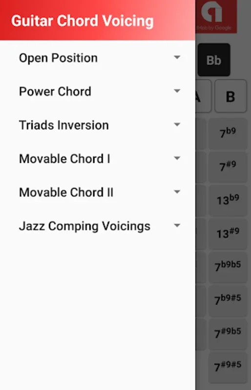 Guitar Chord Voicing for Android: Simplify Chord Learning