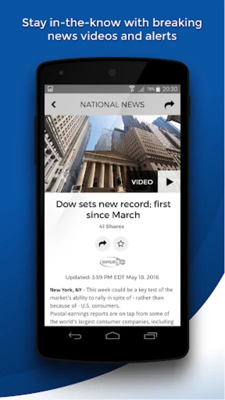 WMUR for Android: Stay Informed with Real-Time News