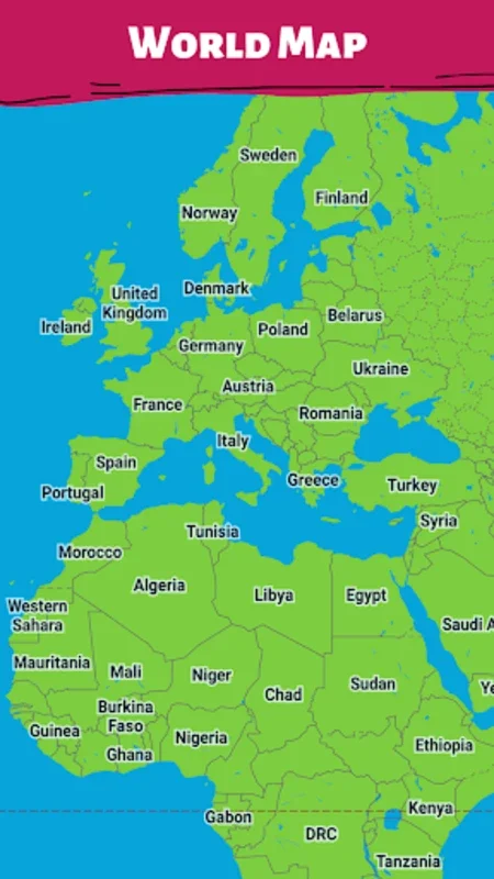 All Countries - World Map for Android: Explore Global Geography