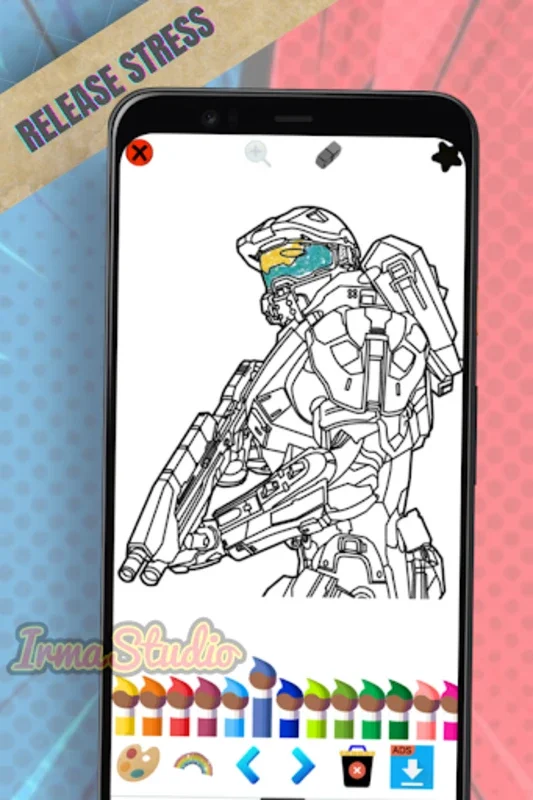 Superhero Coloring Pages for Android - Download the APK from AppHuts